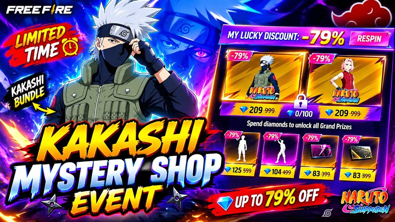 🤯Kakashi Sakura Mystery shop Event Free Fire🤩💥| Free Fire New Event Tamil | FF New Event Tamil 