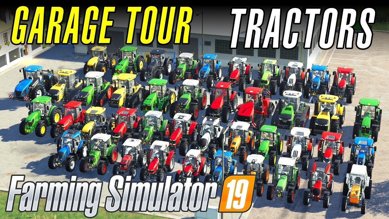 ЭТО ТАК МНОГО ТРАКТОРОВ | Farming Simulator 19 — Тур по гаражу