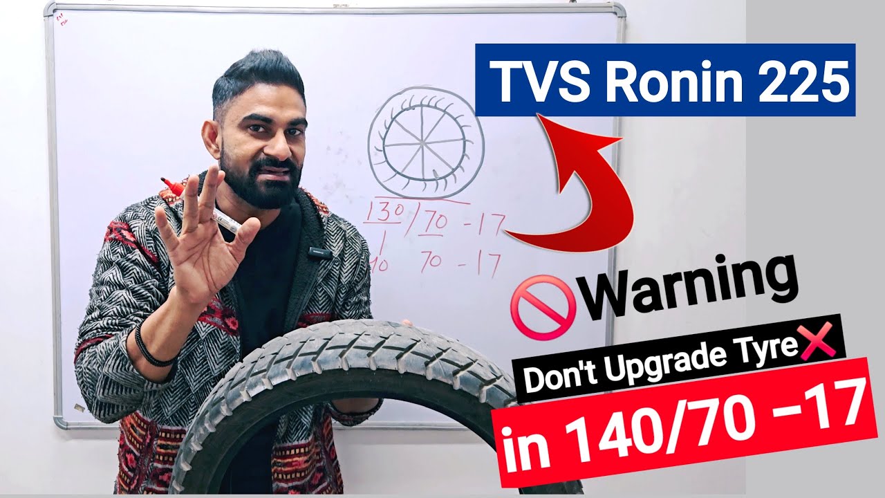 Don't Upgrade TVS Ronin Tyre from 130/70 to 140/70 ||  Pros & Cons explained ||