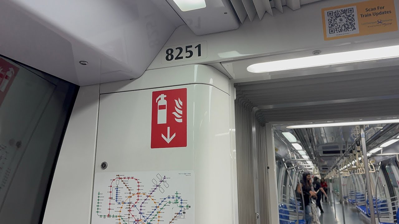 [SMRT] [CCL Disruption] [Fresh Train!] C830 825 CC6 Stadium - CE2 Marina Bay