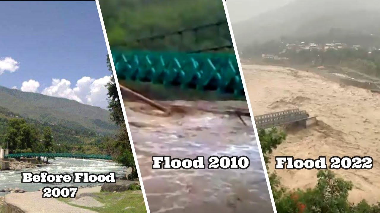 #flood | Flood in Swat Madyan | Hometown Madyan 2007 then 2010 Flood then 2022 Flood Swat Pakistan