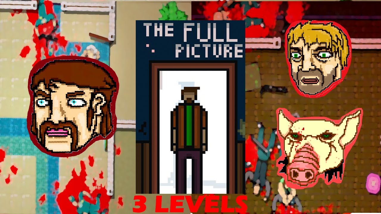ПОЛНАЯ КАРТИНА | Hotline Miami 2: Wrong Number Кампания (3 Уровней)
