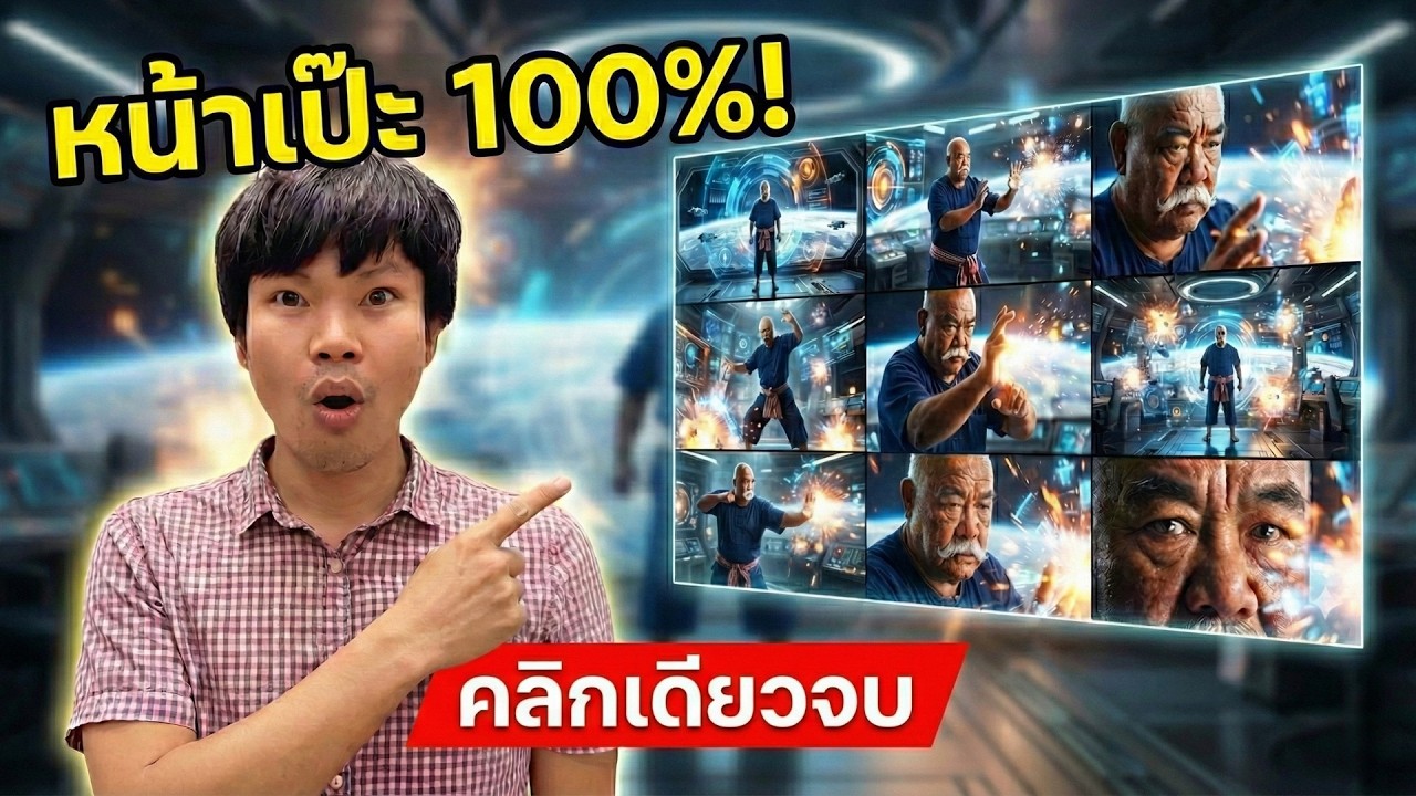 วิธีสร้าง 9 ฉากในคลิกเดียว หน้าตัวละครเป๊ะ ด้วย AI ฟรี ฉบับล่าสุด 2026