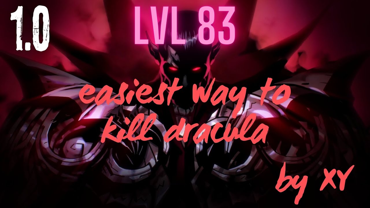 EASIEST WAY TO KILL DRACULA - LVL 83 - V RISING 1.0