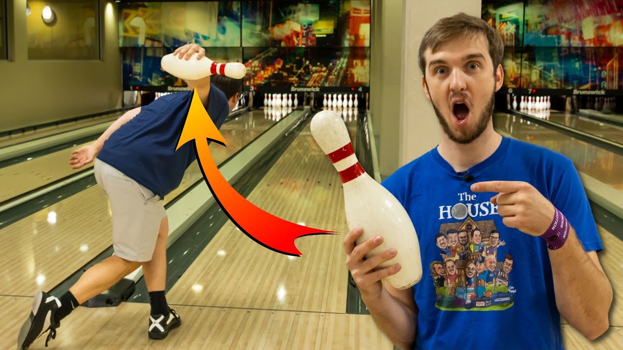We USED PINS Instead of Bowling Balls!