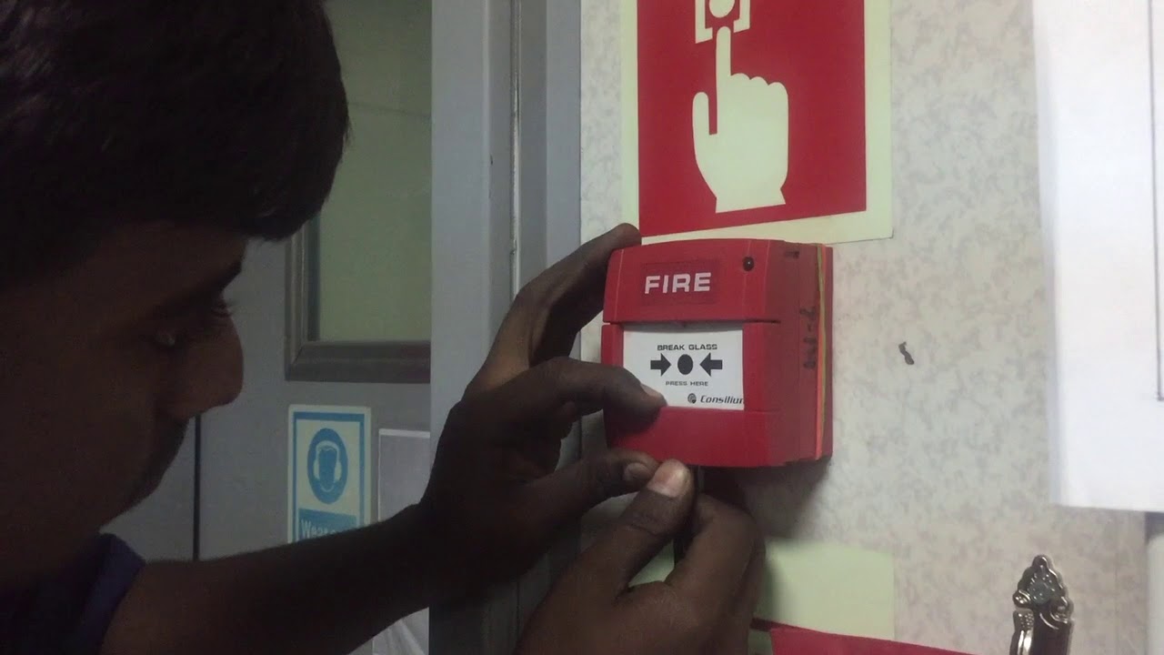 manual fire callpoint test
