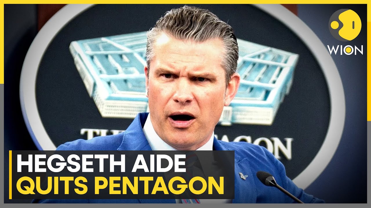 Senior Aide to US Defence Secretary Pete Hegseth Justin Fulcher Quits Pentagon Job | WION World News