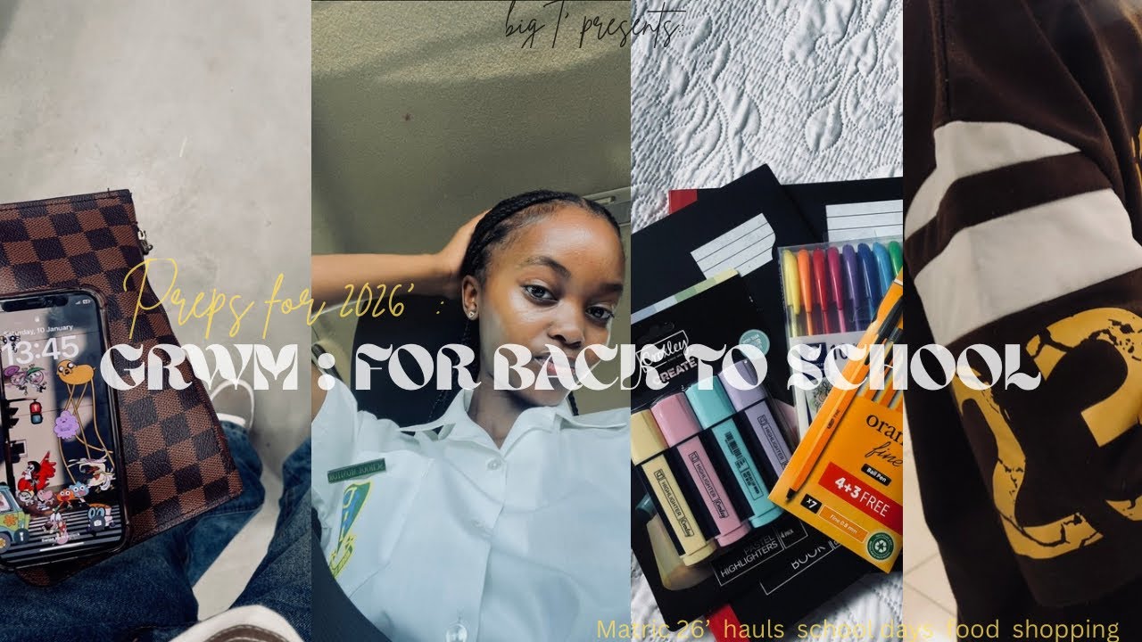 #Back2School VLOG: The Last Hoorah | Matric 26’ shopping  food  hauls  etc.| South African Youtuber 