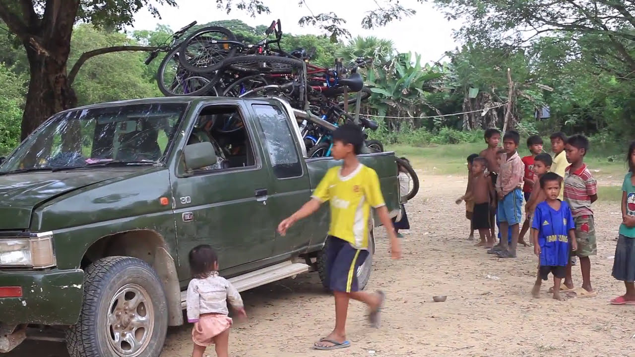 Bicycles for Cambodian kids gifted by Bike4life︱Global Village Housing