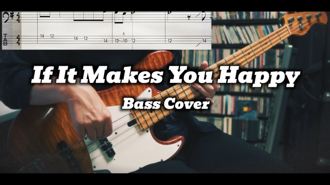 Sheryl Crow - If It Makes You Happy (Bass Cover) TABS in Video