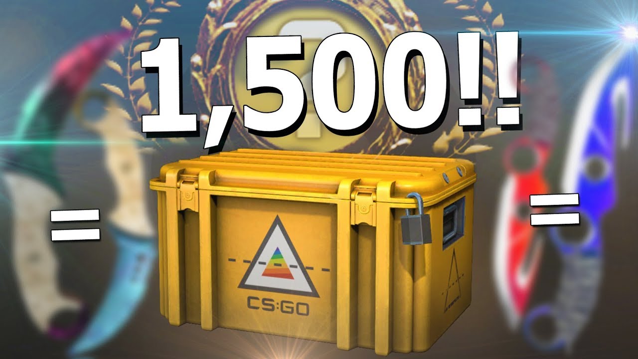 i opened 1500 csgo prisma cases and you wont believe what happened.