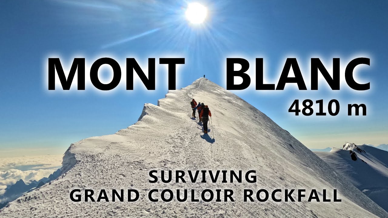 We Climbed MONT BLANC… Survived the ROCKFALL in Grand Couloir...
