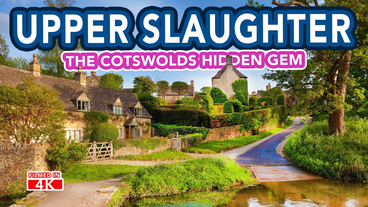 UPPER SLAUGHTER in The Slaughters, Cotswolds England