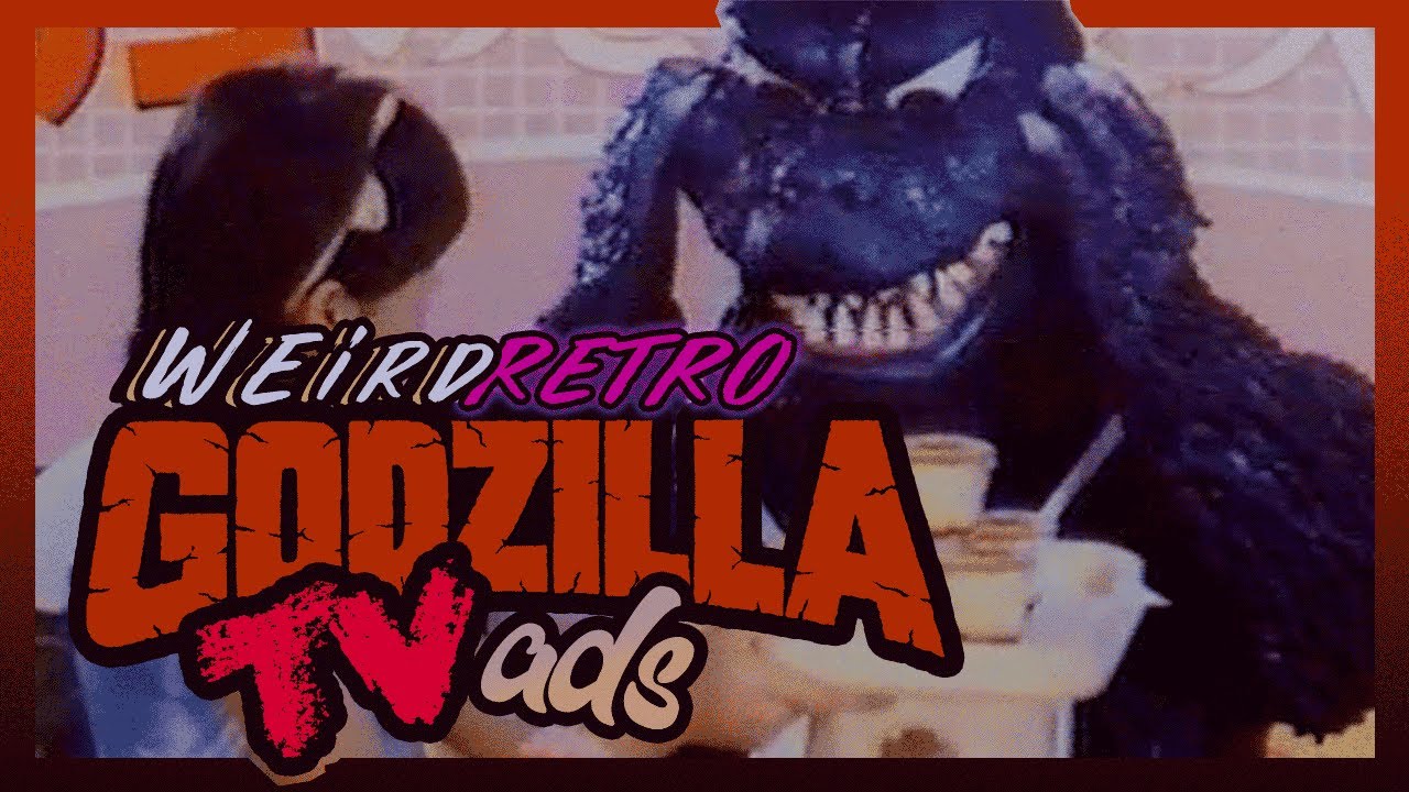 WEIRD GODZILLA TV PROMOS FROM JAPAN (1980's-1990's) - RETRO COMMERCIALS