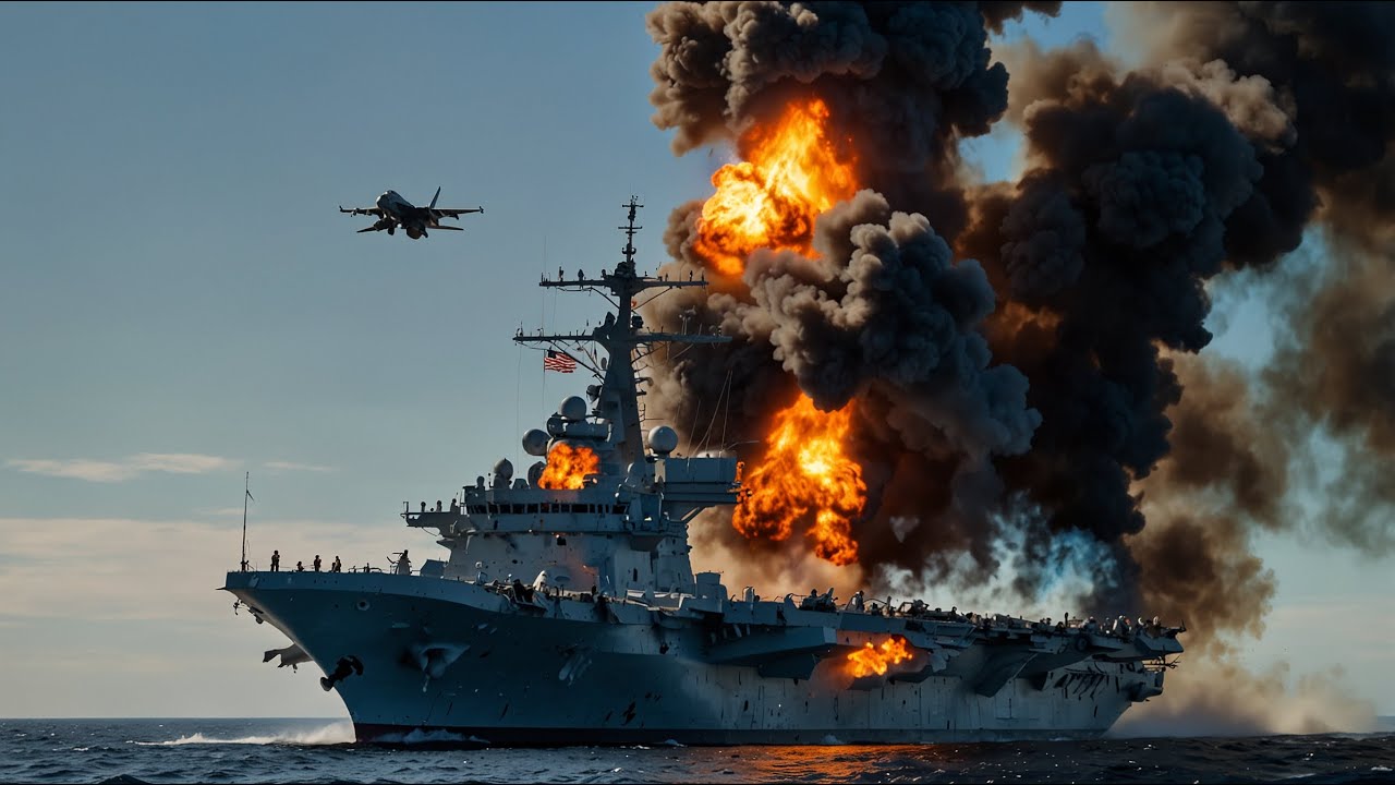 Killer Blow: Russian Su-33 Jets Sink Aircraft Carrier Full of High-Ranking Generals