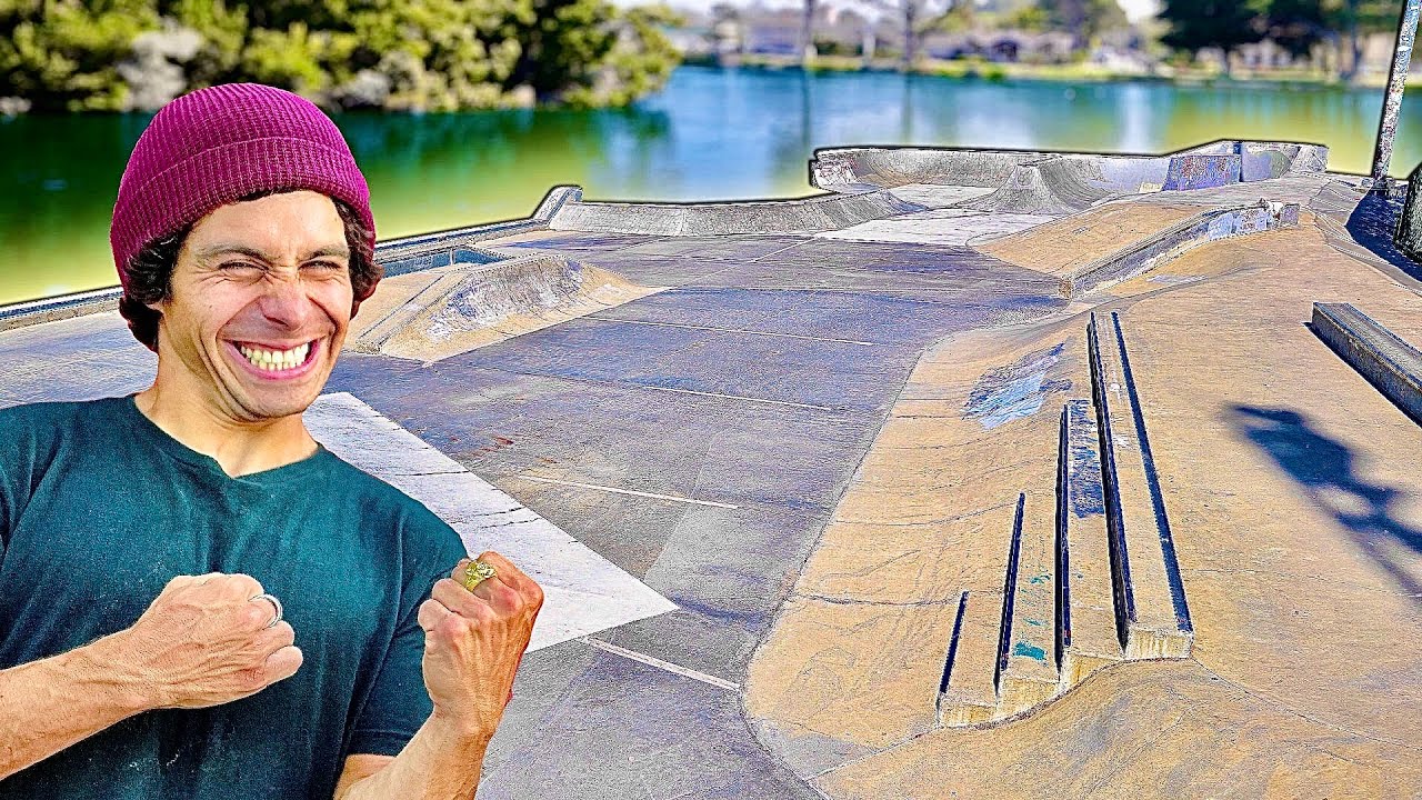 INCREDIBLE SKATEPARK ON THE WATER?!