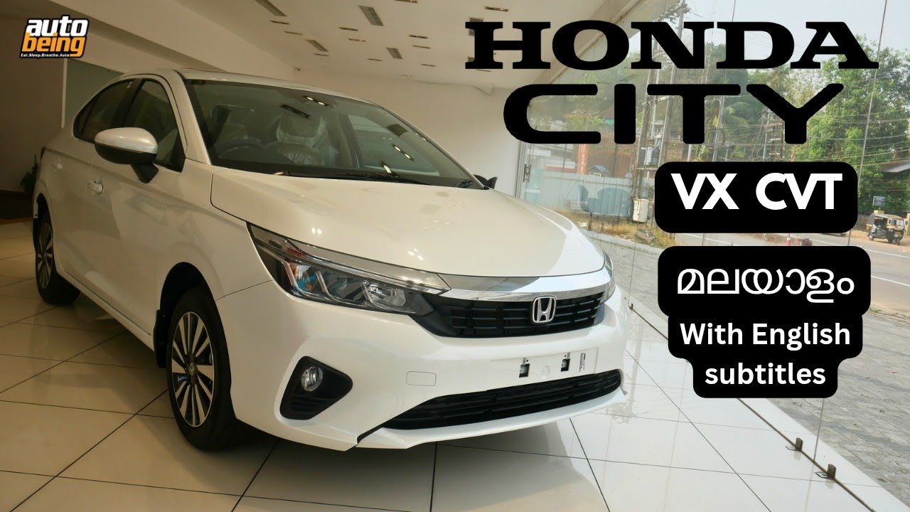 Honda City VX CVT Automatic Walkaround Review in Malayalam with on road price