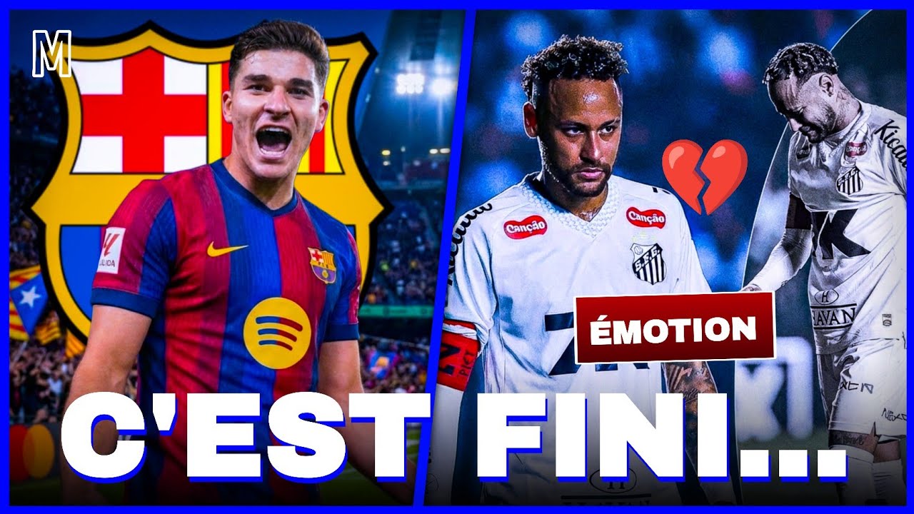 NEYMAR annonce sa RETRAITE 😭 ALVAREZ signe au BARÇA ! Coup dur pour l'INTER...