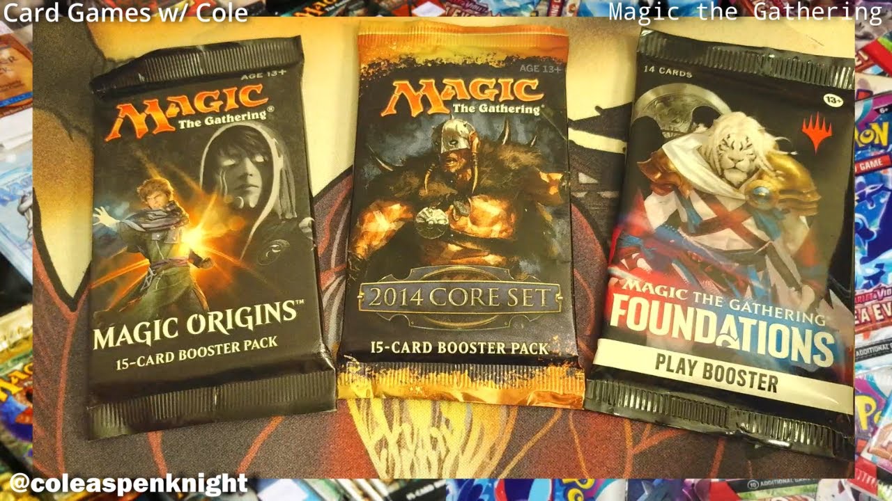 Core Set Comparison | Magic the Gathering #opening | Foundations, Origins, 2014 #MTG