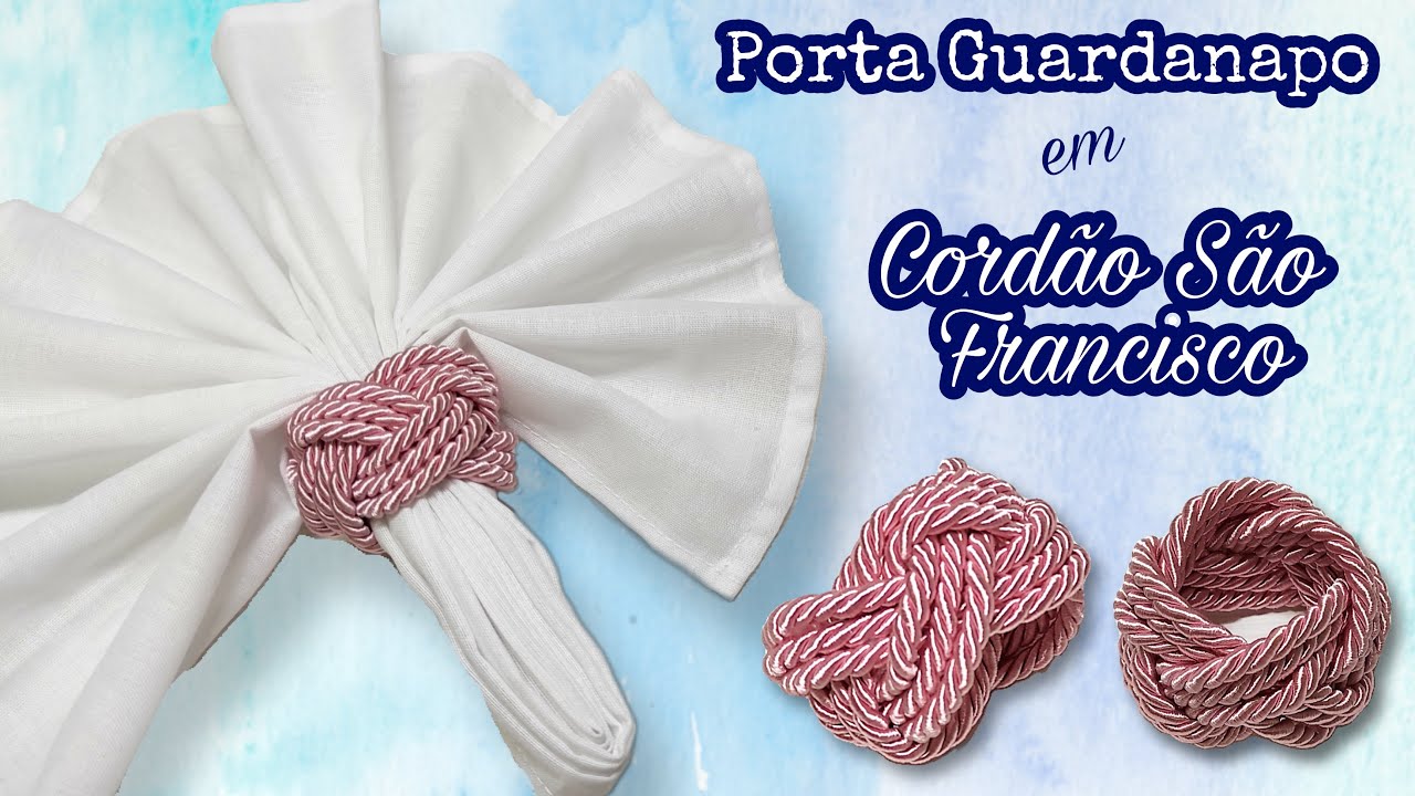 Porta Guardanapo em Cordão São Francisco