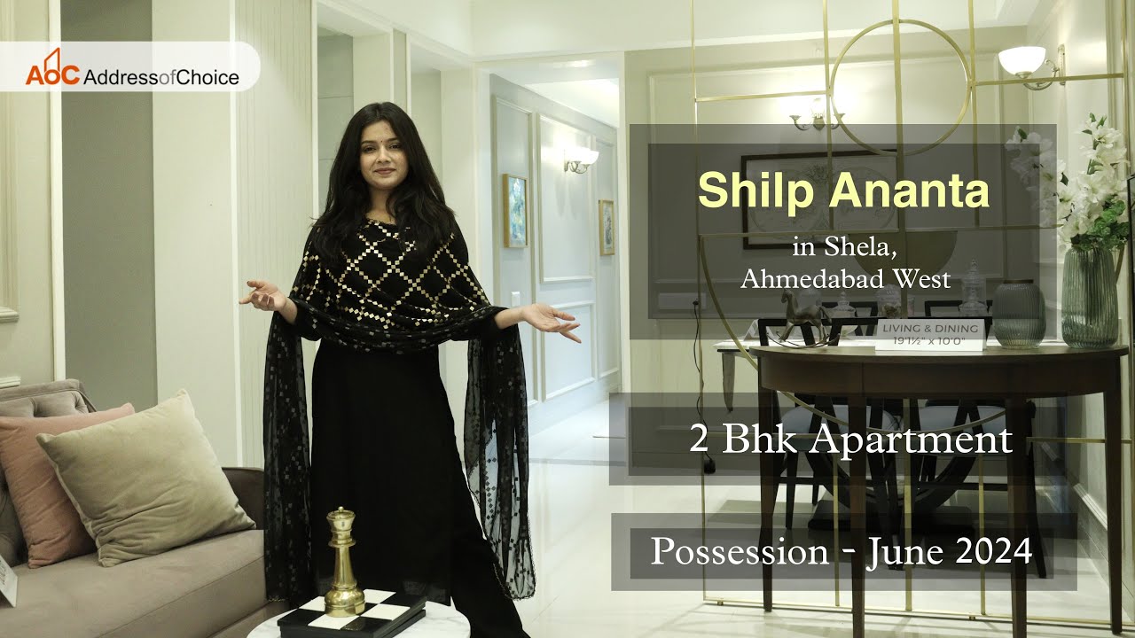 2 BHK 🛌 Affordable Apartments 🧿 For Sale | Shilp Ananta🔥 | Shela Ahmedabad | Sample Flat 🎥