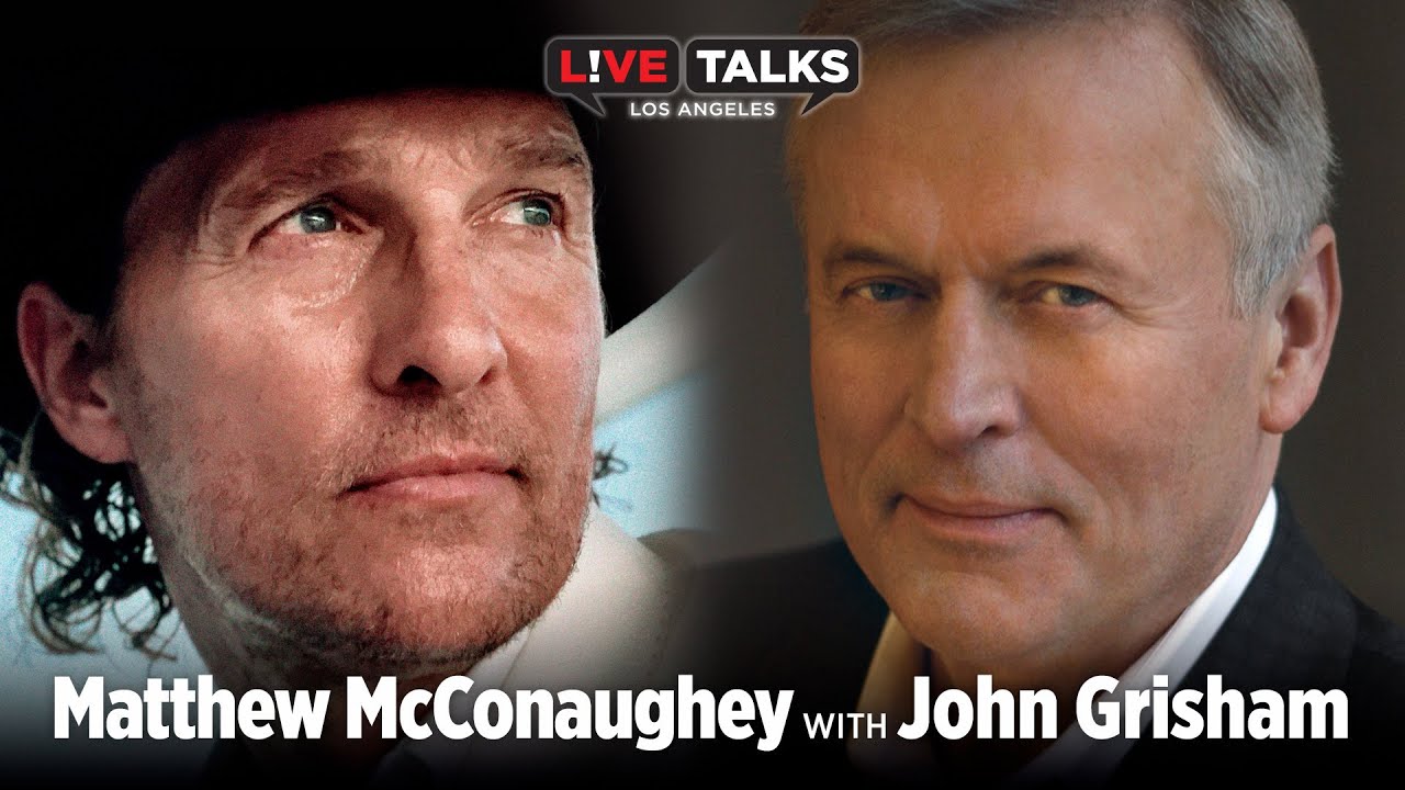 Matthew McConaughey in conversation with John Grisham at Live Talks Los Angeles