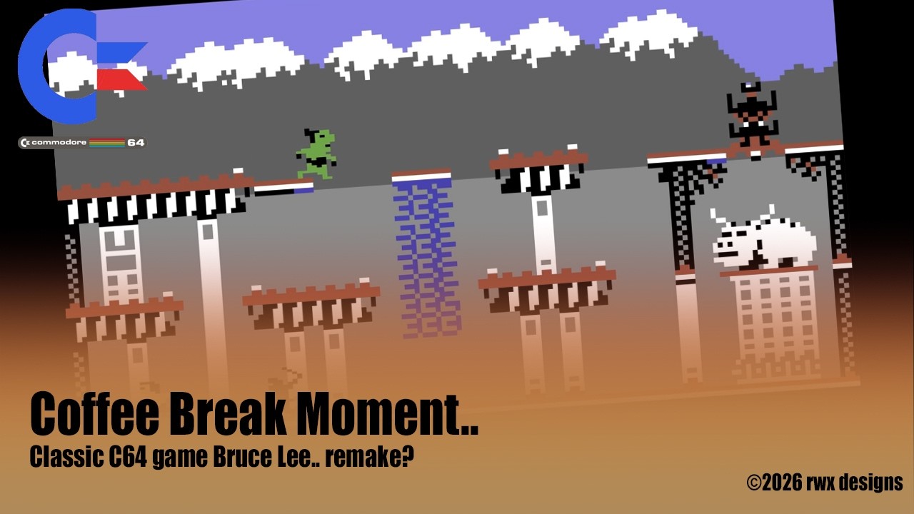 Coffee Break Moment - Classic game Bruce Lee - remaster?
