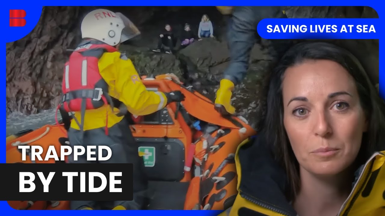 Three Children Trapped by Rising Tide in Scottish Cave | Saving Lives at Sea | Documentary