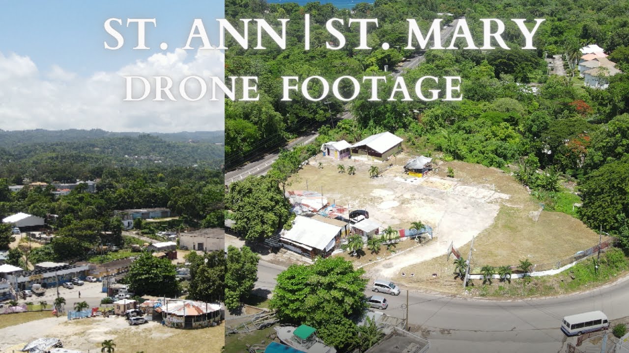 St. Ann | St Mary  Border 4k || Drone Footage 2021 Jamaica