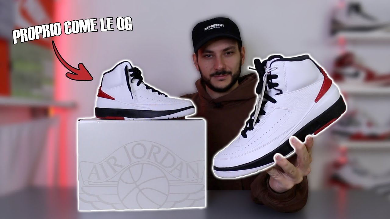 EARLY LOOK - Jordan 2 Retro Chicago - Unboxing & Review ITA