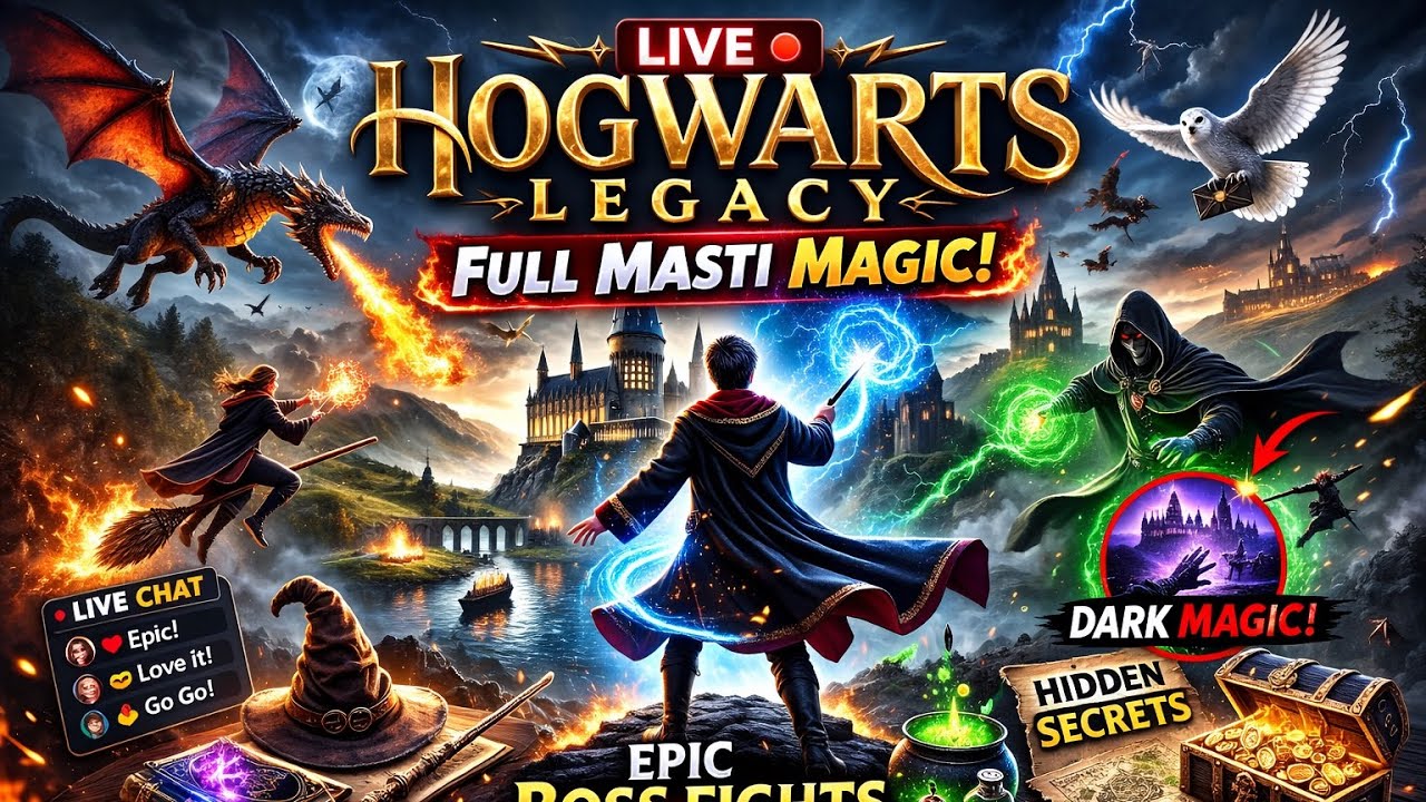 Dark Magic Unlocked 😈 Hogwarts Legacy Live