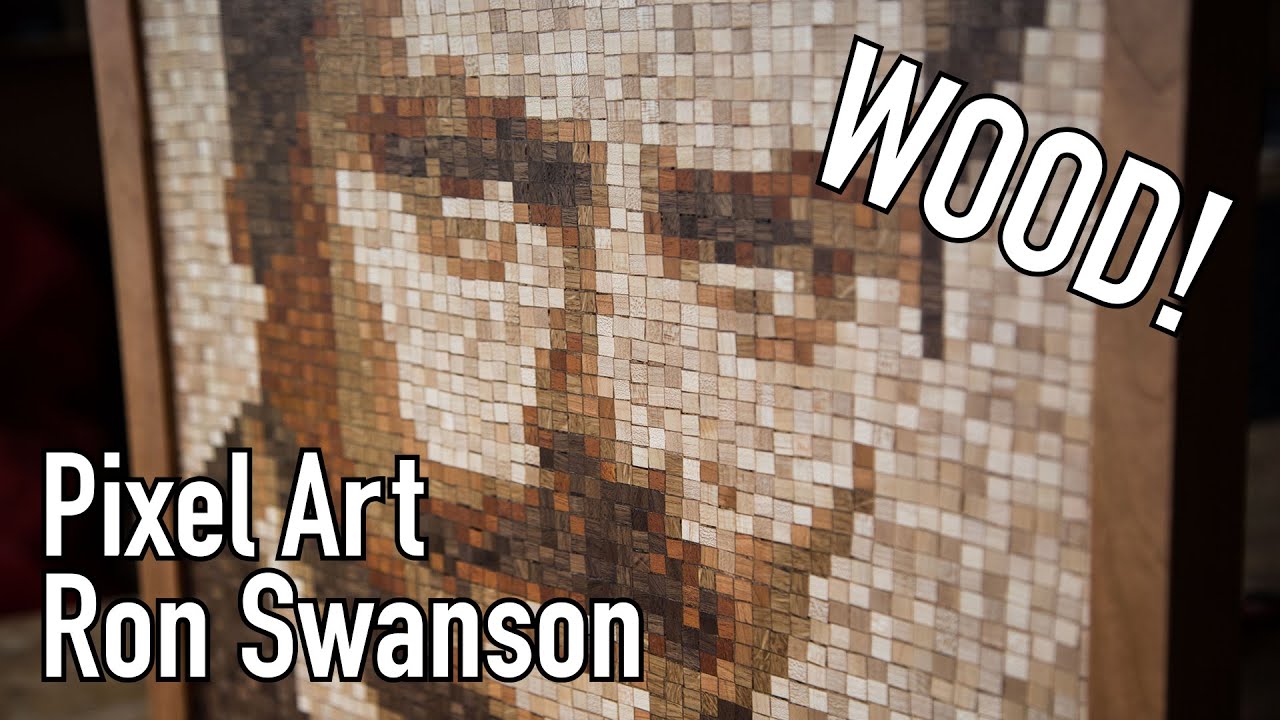 Pixel Art Portrait - Ron Swanson - My Finishing Technique