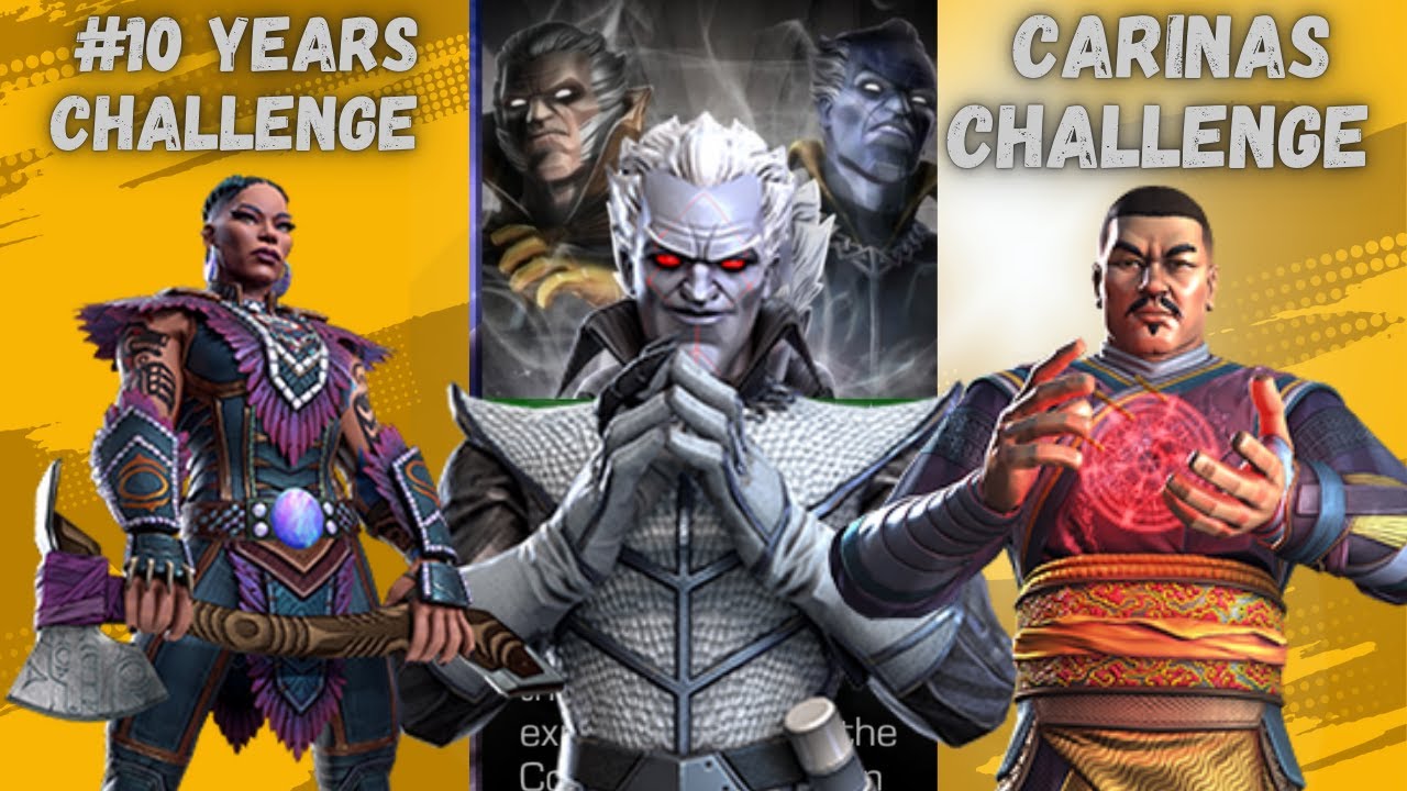 Wong Special😍 10 Years Challenge And path 5 Completion In One Video | Carina Challenges MCOC