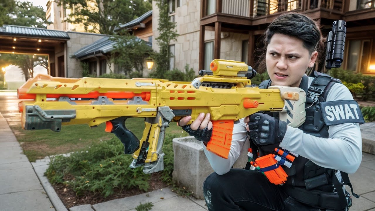 SEAL X NERF WAR: Геройское тактическое спасение SEALX - Опасная битва с применением бластеров Nerf