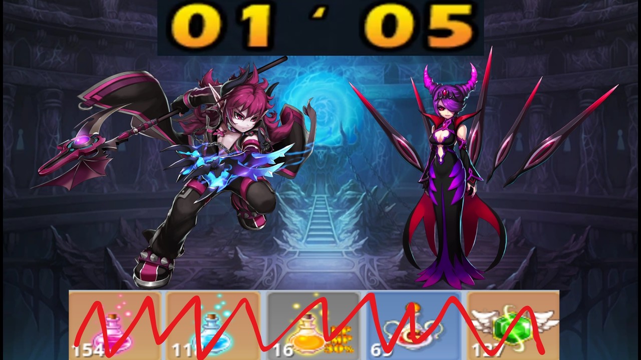 Grand Chase Classic - Tower of Disappearance Hard Mode Solo (1:05)