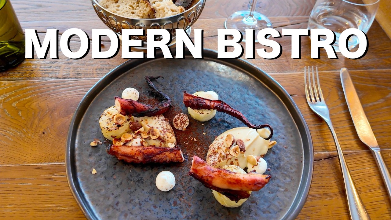 POV Solo Lunch at Paris modern bistro | Airline Pilot Eats
