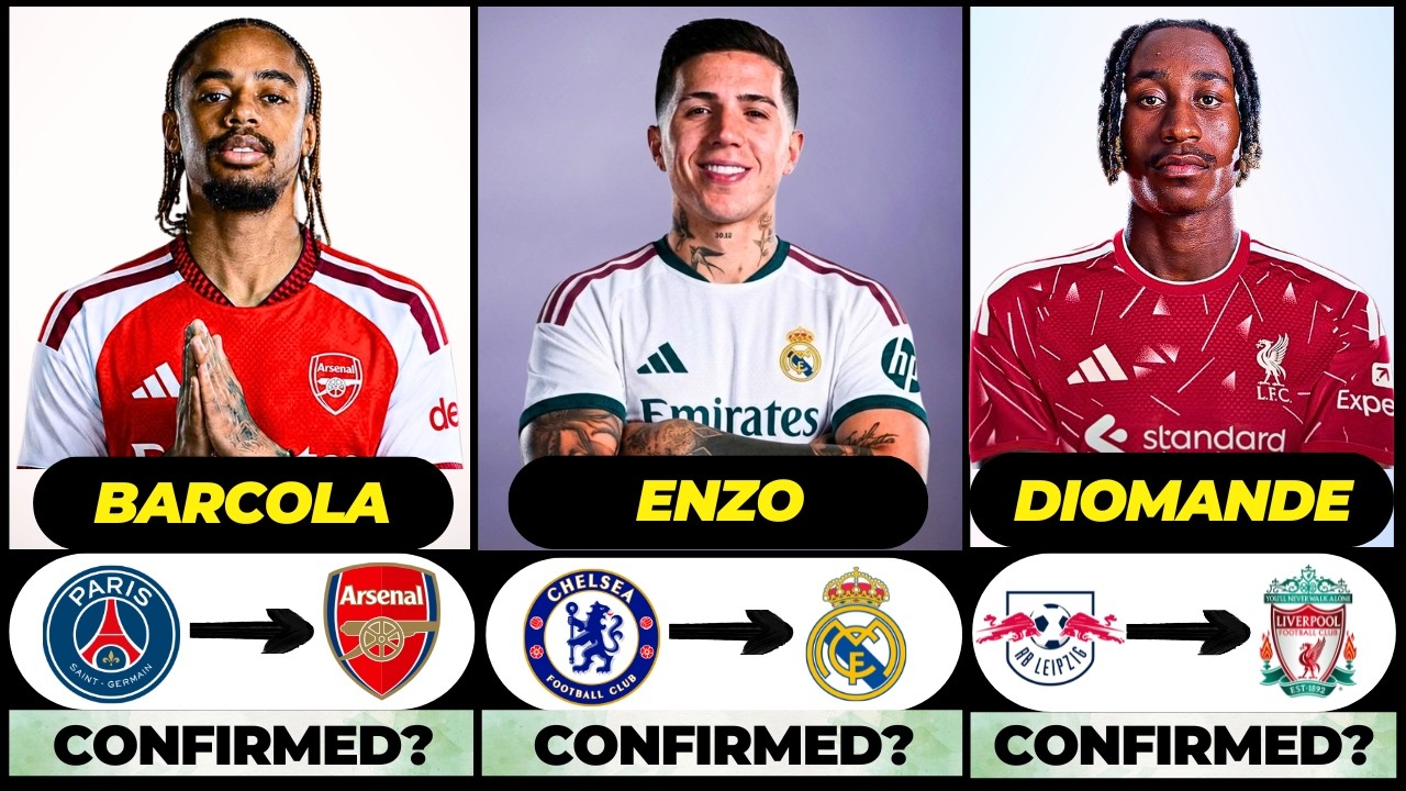 🚨 NEW CONFIRMED TRANSFERS & RUMOURS! 🚨🔥 ft.Enzo, Barcola, Diomande... etc
