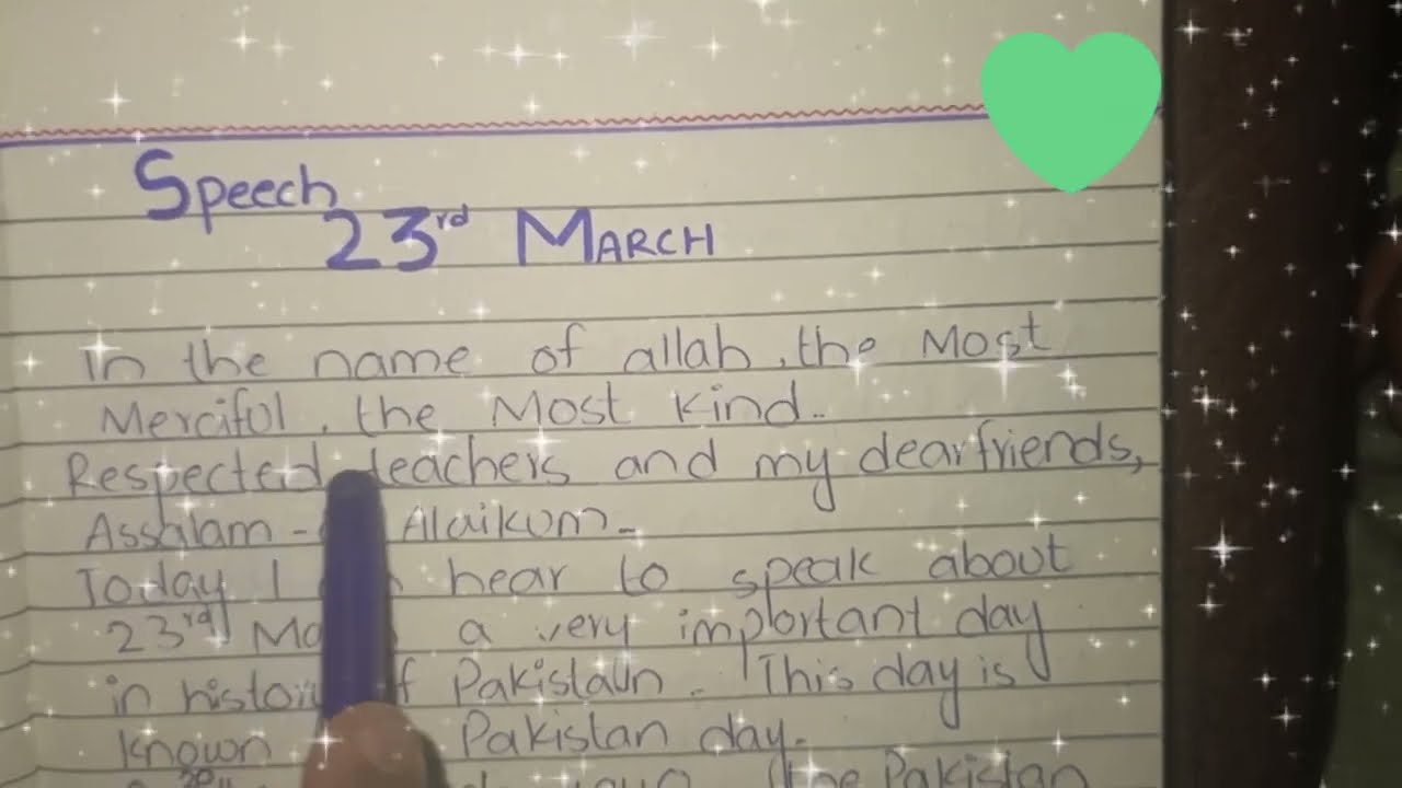 23 March Pakistan Day Speech / Pakistan Day School Speech / yomy Pakistan speech / 23 march pr tqrer