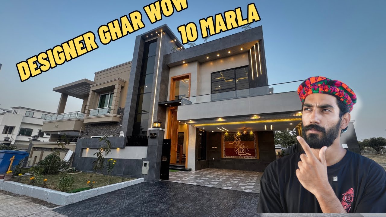 LUXURIOUS 10 Marla Boulevard Designer House For Sale in Bahria islamabad