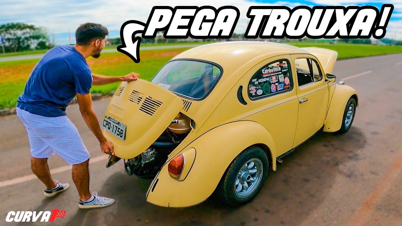 OLHA O MOTOR QUE ELE COLOCOU NESSE FUSCA!! 🔥