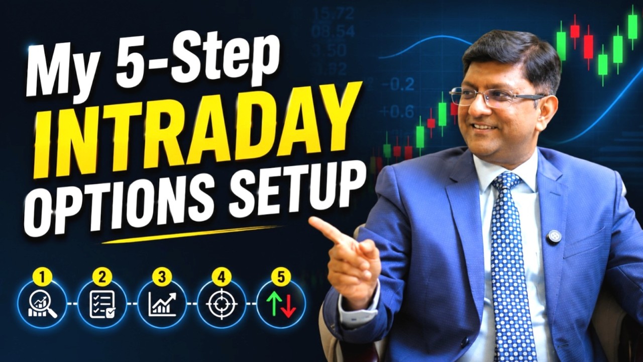 My 5-Step Intraday Options Setup | OPTION TRADING | Nitin Murarka Nifty ke Nishanebaaz |