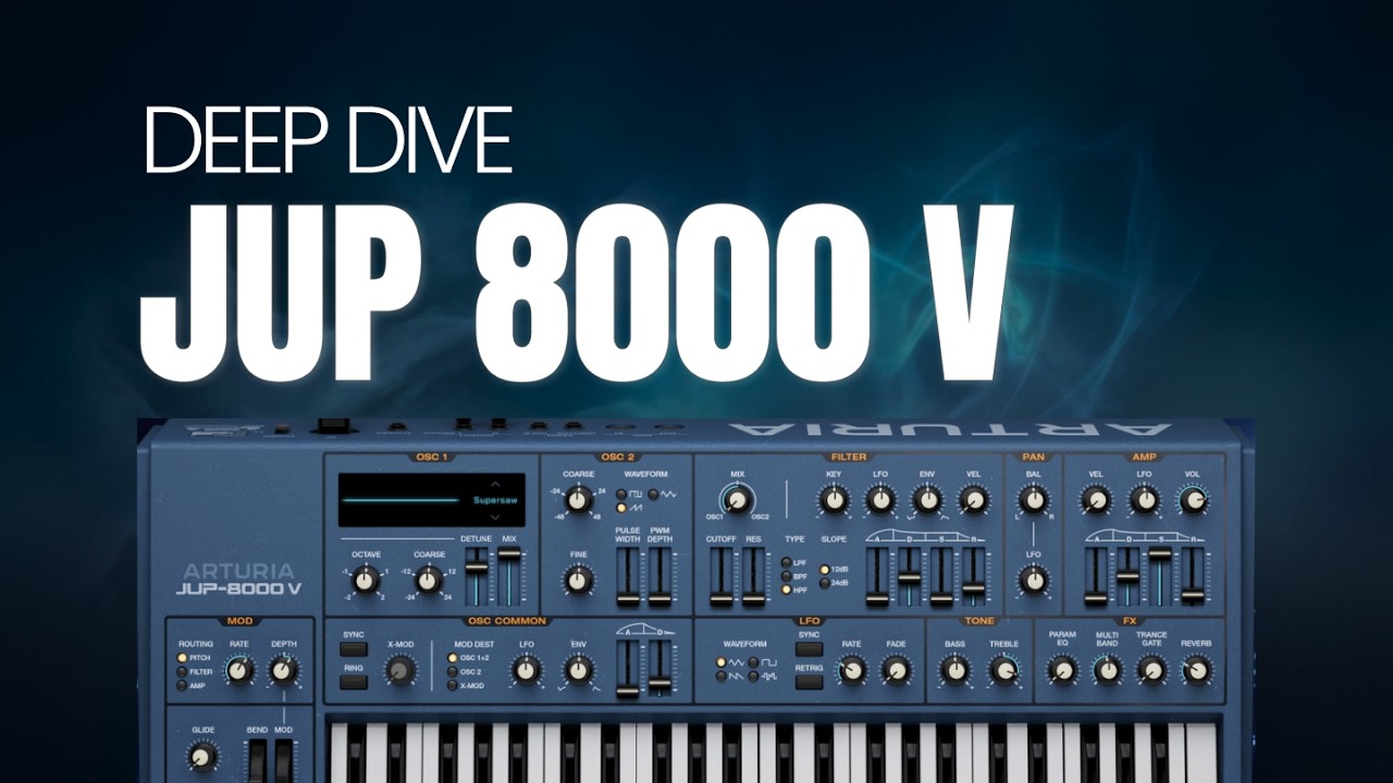 Arturia JUP 8000 V: Полное руководство по глубоководному погружению