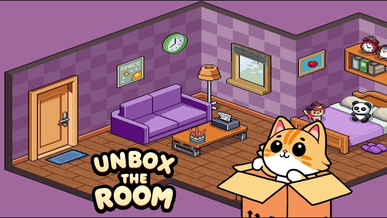 Unpacking With Cats! | Unbox The Room