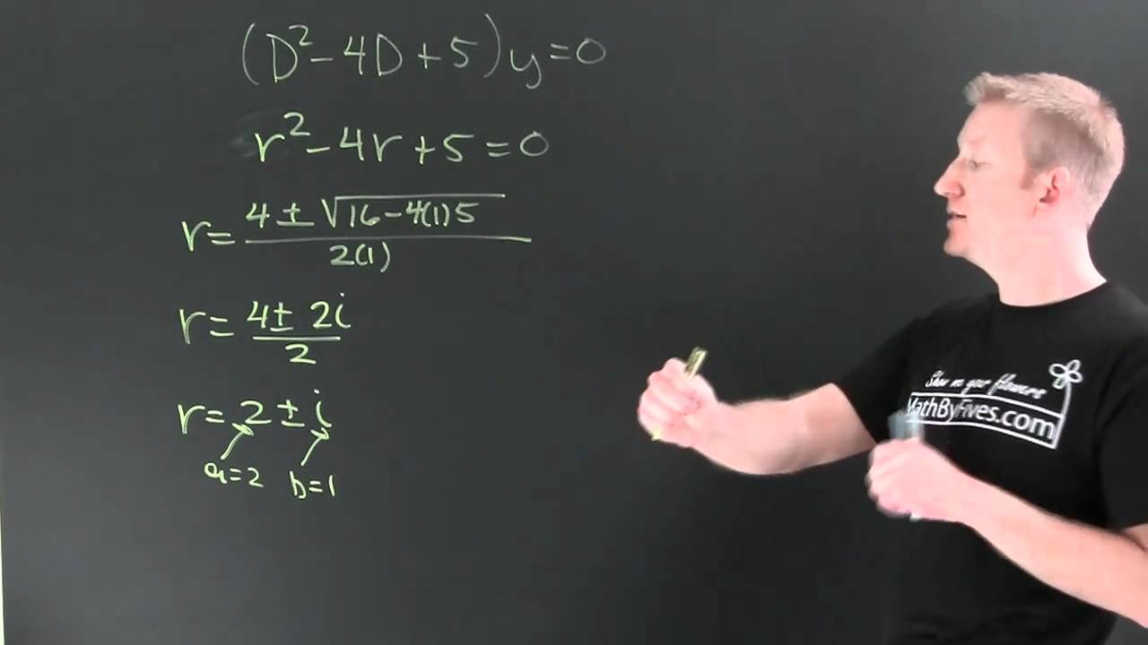 Solving Linear DE's with Complex Roots.mov