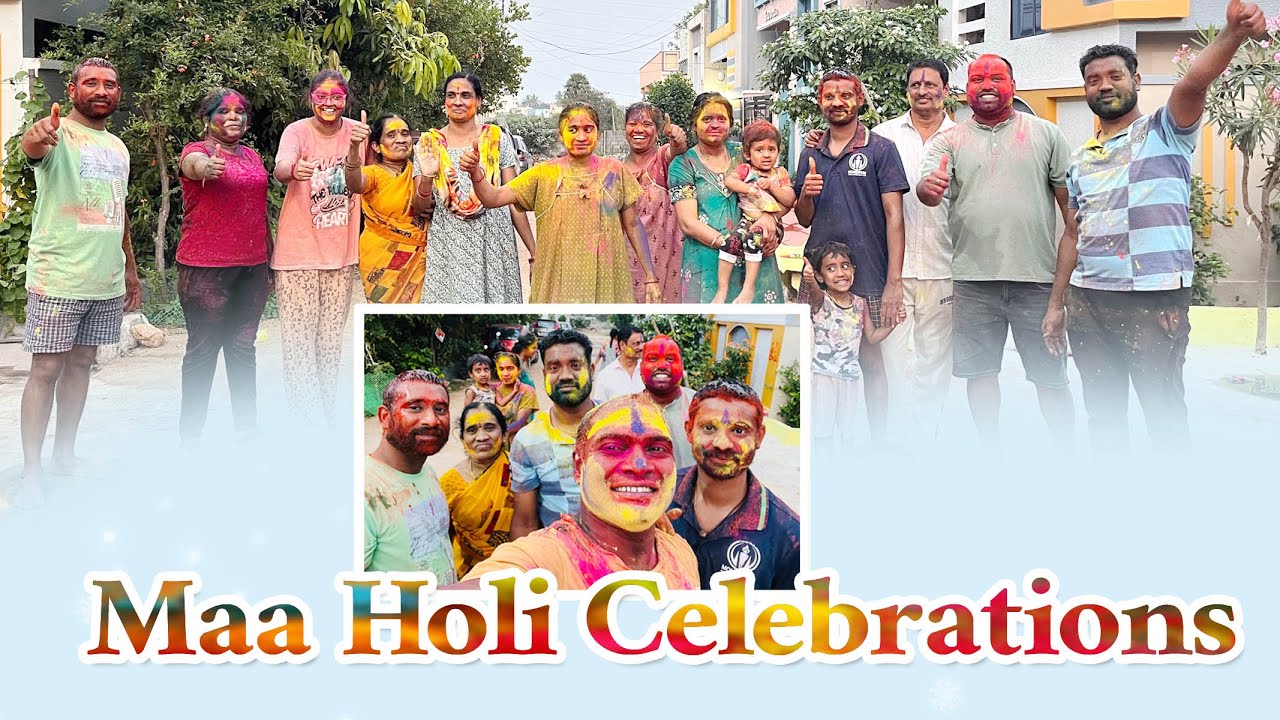 Maa Holi Celebrations || Happy || || Happy Holi #srinusiraboinavlogs