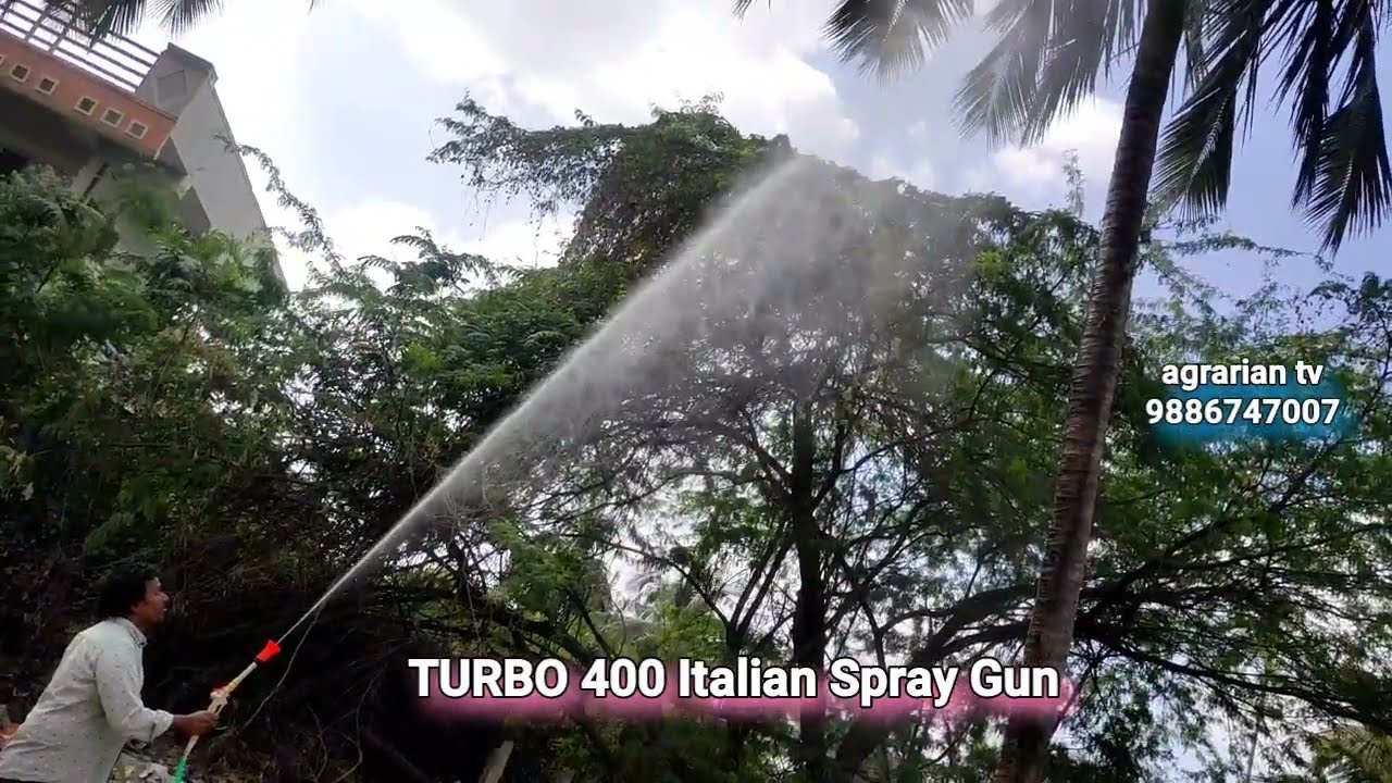 Turbo 400 Italian Spray Gun Performance - Suitable for Tractor, HTP & Taiwan Sprayers 📲 7013000139