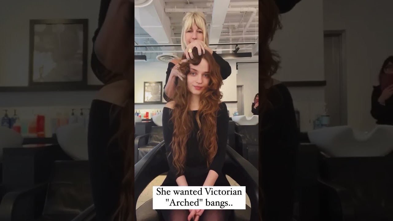 8-Month Hair Evolution with Razor-Cut Layers and Victorian Bangs