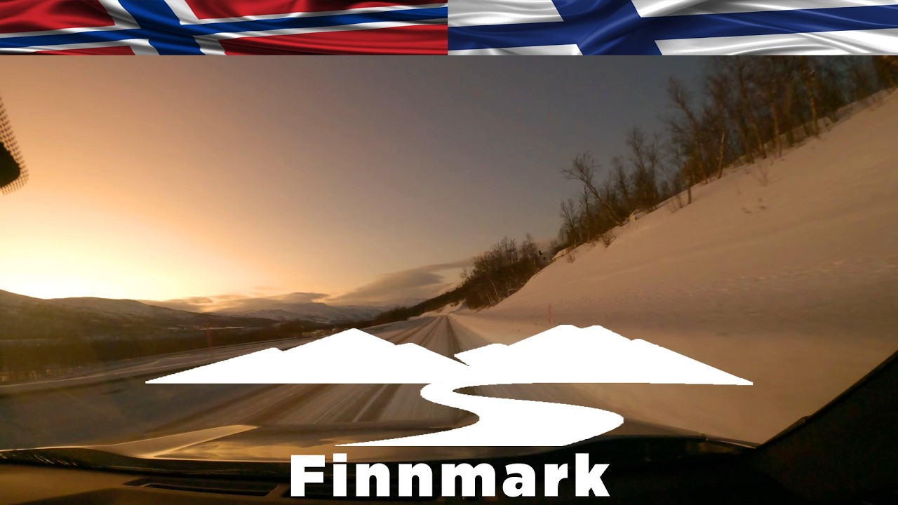 Winter Drive Norway: Skaidi - Hammerfest | 4K