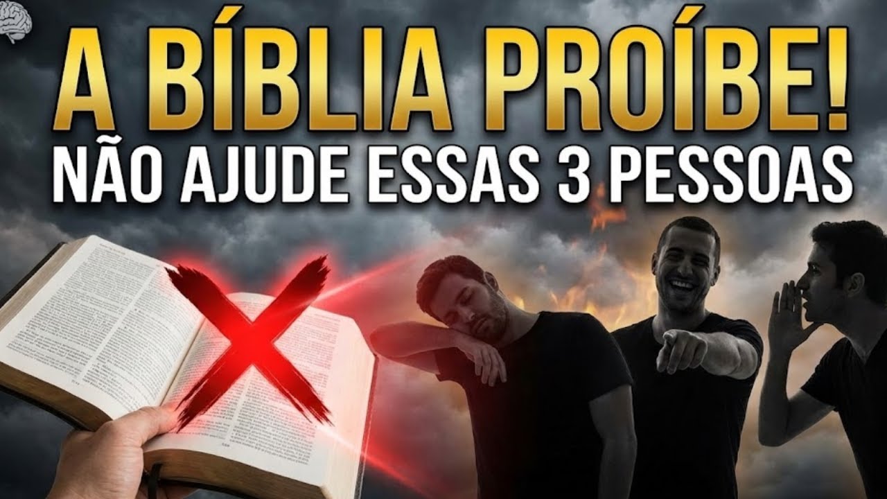 A BÍBLIA PROÍBE! Pare de Ajudar Essas 3 Pessoas Imediatamente Não é falta de amor!