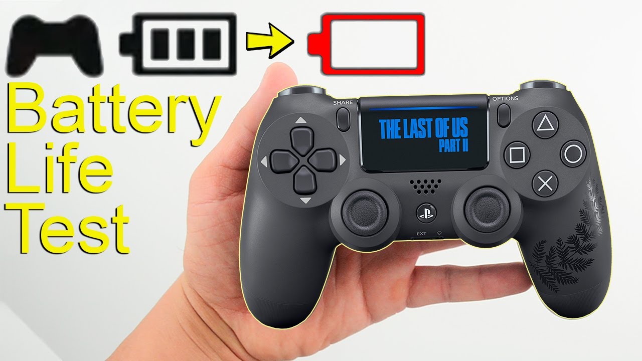 Battery Life Test of PlayStation 4 Dual Shock 4 Controller